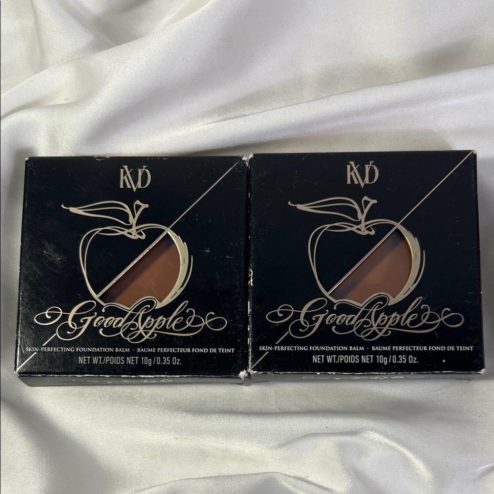 KVD‎ Good Apple Foundation Balm Set of 2 Tan 072 Brand New in Box